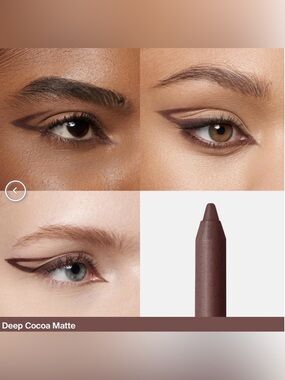 Optic Intensity Eco Waterproof Gel Eyeliner Pencil Deep Cocoa Matte Haus Labs